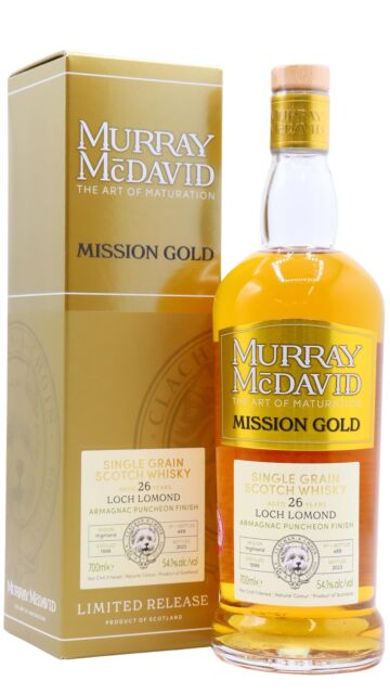 Loch Lomond - Murray McDavid Mission Gold Series Armagnac Puncheon Finish 1996 26 year old Whisky