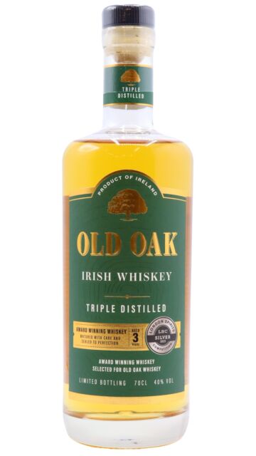 Old Oak - Triple Distilled Irish 3 year old Whiskey (Jean Claude Van-Damme)