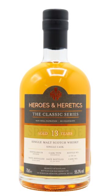 Heroes & Heretics - Single Cask #14 Speyside Single Malt 13 year old Whisky
