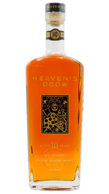 Heaven's Door - Decade Series Straight Bourbon 10 year old Whiskey (Bob Dylan)