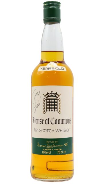 House of Commons - Signed By Tony Blair Blended Scotch 12 year old Whisky