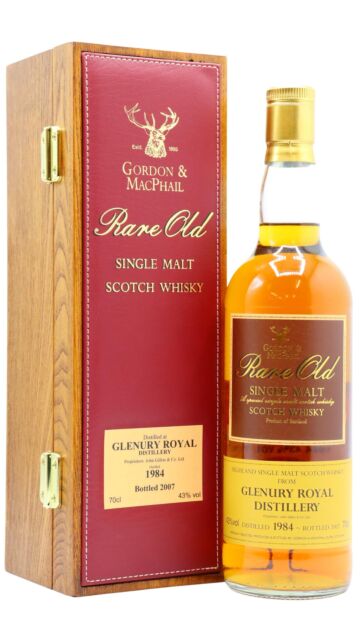 Glenury Royal (silent) - Gordon & MacPhail Rare Old Single Malt Scotch 1984 23 year old Whisky