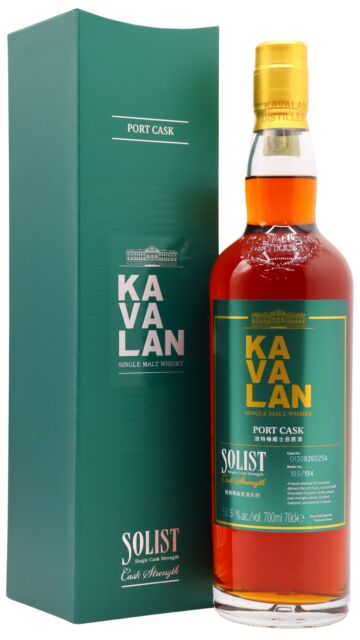 Kavalan - Solist Port Single Cask #025A Whisky