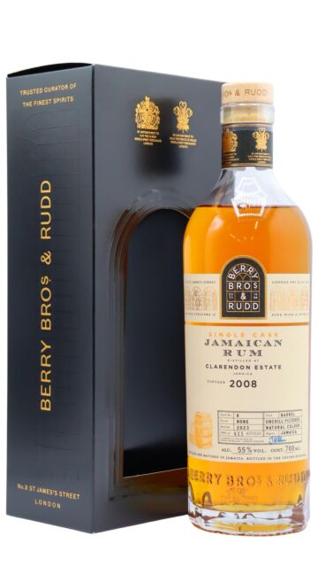 Clarendon - Berry Bros & Rudd - Single Barrel #8 Jamaican 2008 15 year old Rum