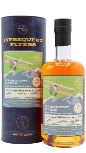 Allt-a-Bhainne - Infrequent Flyers Single Cask #805182 2005 17 year old Whisky