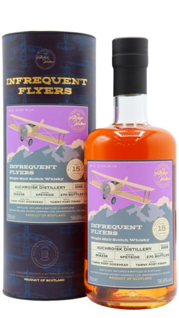 Auchroisk - Infrequent Flyers Single Port Cask #804238 2008 15 year old Whisky