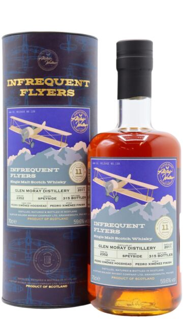 Glen Moray - Infrequent Flyers Single Pedro Ximenez Cask #2352 2011 11 year old Whisky