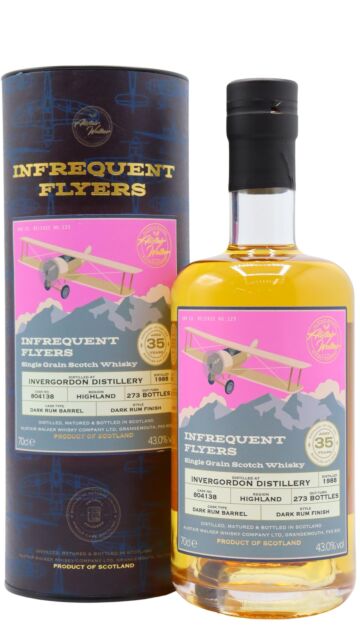 Invergordon - Infrequent Flyers Single Rum Cask #804138 1988 35 year old Whisky