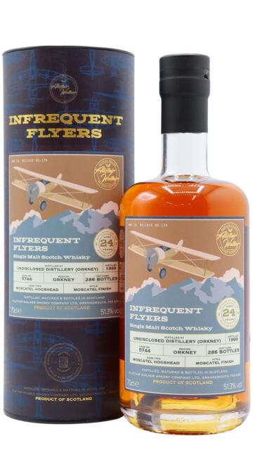 Undisclosed Orkney - Infrequent Flyers Single Moscatel Cask #5744 1999 24 year old Whisky