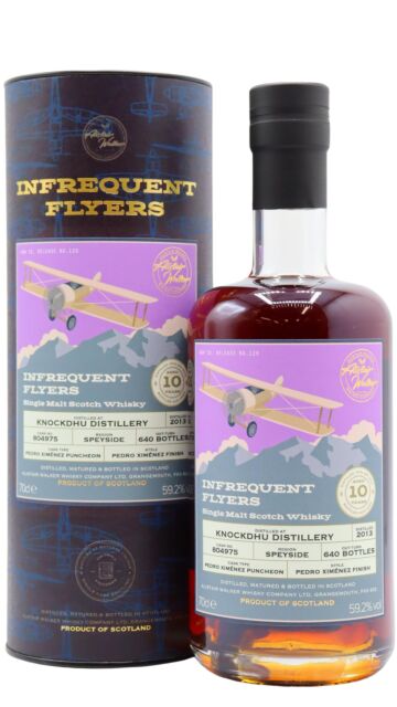 Knockdhu - Infrequent Flyers Single Pedro Ximenez Cask #804975 2013 10 year old Whisky