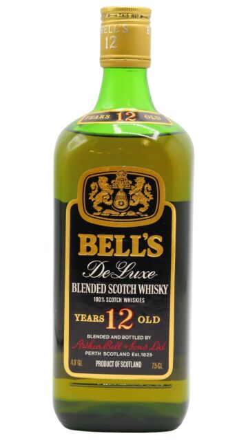 Bell's - De Luxe Blendend Scotch 12 year old Whisky (1980's Bottling) (75cl)