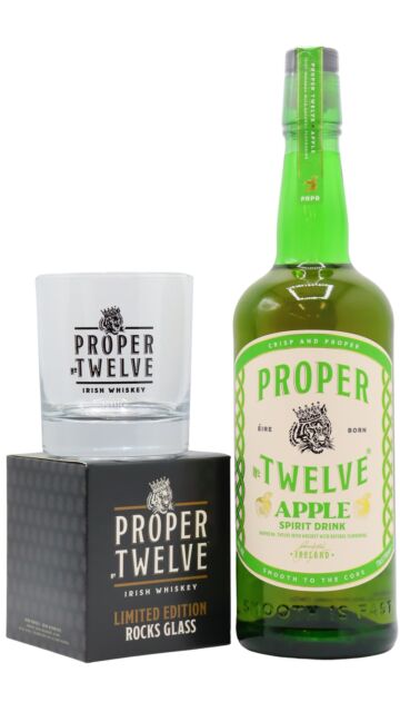 Proper No. Twelve - Irish Apple Whiskey (Includes Branded Glass)