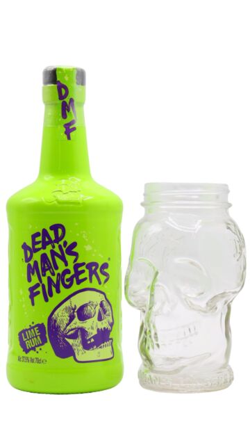 Dead Man's Fingers - Lime Rum (Includes Skull Glass)