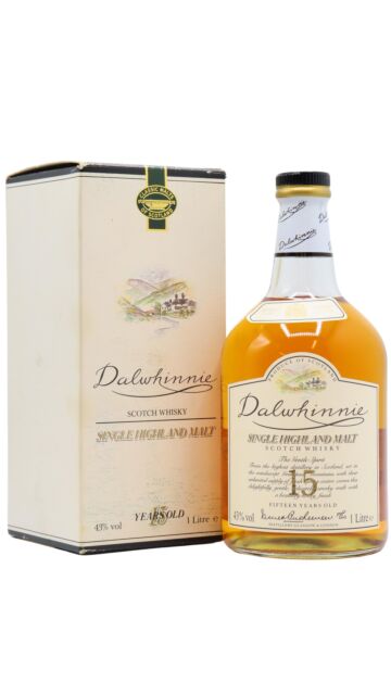 Dalwhinnie - Single Highland Malt 15 year old Whisky (Old Bottling) (1 Litre)