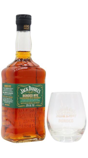 Jack Daniel's - Bonded Rye Tennessee  Whiskey (Includes Branded Glass)