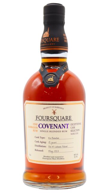 Foursquare - Exceptional Cask Selection Mark XXIII Covenant Single Blended 18 year old Rum