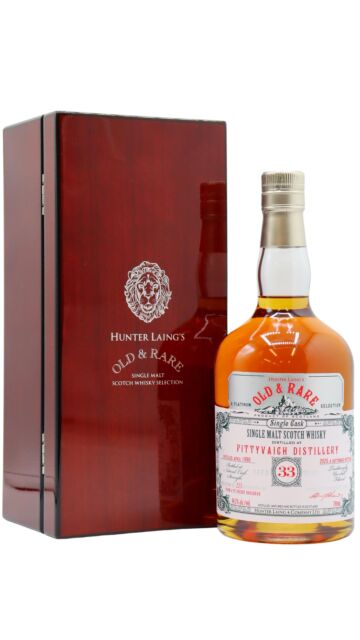 Pittyvaich (silent) - Hunter Laing's Old & Rare Single Cask Single Malt Scotch 1990 33 year old Whisky