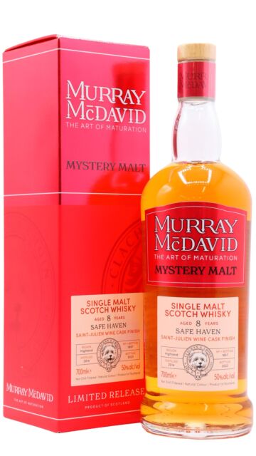 Murray McDavid - Safe Haven Mystery Malt - Saint Julien Bordeaux Wine Cask Finish Single Malt Scotch 2014 8 year old Whisky