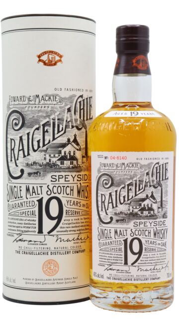 Craigellachie - Speyside Single Malt Scotch 19 year old Whisky