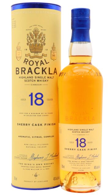Royal Brackla - Highland Single Malt Scotch 18 year old Whisky