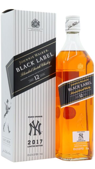 Johnnie Walker - Black Label New York Yankees 2017 Edition Blended Scotch Whisky