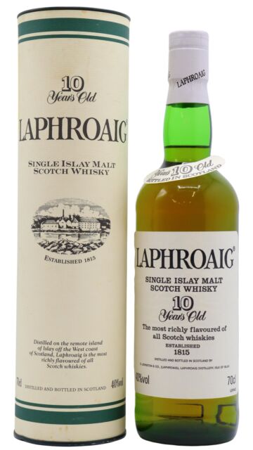 Laphroaig - Pre-Royal Warrant Islay Single Malt Scotch 10 year old Whisky