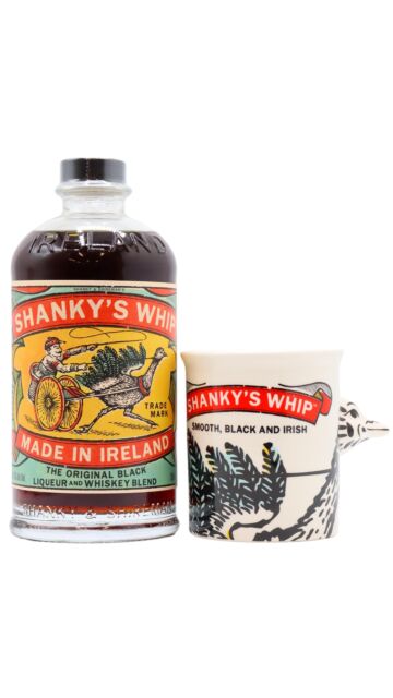 Shanky's Whip - Black Irish Whiskey Liqueur (Includes Branded Mug)