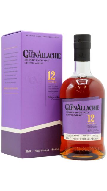 GlenAllachie - Speyside Single Malt Scotch 12 year old Whisky