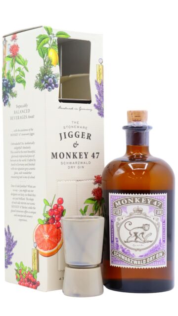 Monkey 47 - Schwarzwald Dry Gin Cocktail Jigger Gift Pack