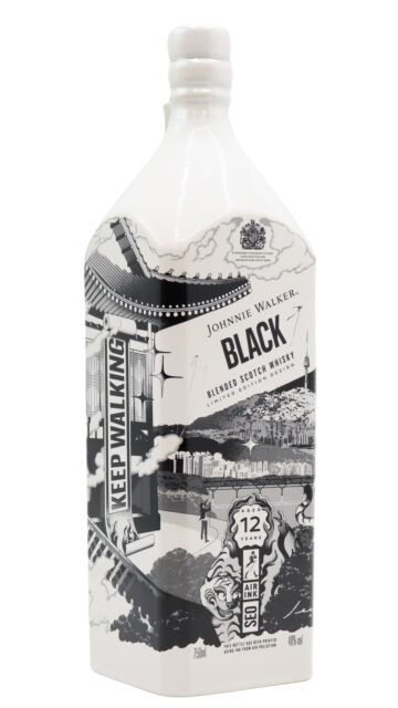 Johnnie Walker - Black Label Air-Ink Seoul Edition Blended Scotch 12 year old Whisky