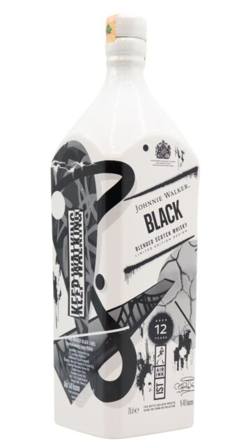 Johnnie Walker - Black Label Air-Ink Istanbul Edition Blended Scotch 12 year old Whisky