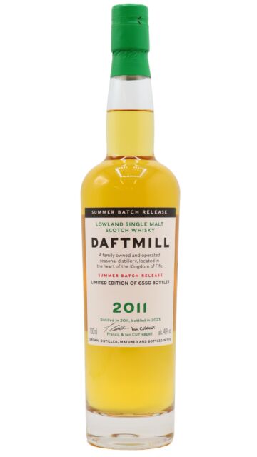 Daftmill - Summer Batch 2023 Release Single Malt Scotch 2011 12 year old Whisky
