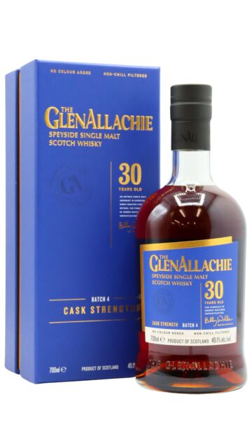 GlenAllachie - Cask Strength Batch #4 Single Malt Scotch 30 year old Whisky
