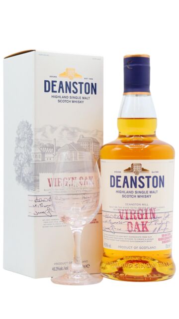 Deanston - Virgin Oak Highland Single Malt Scotch Whisky (Includes Tasting Glass)