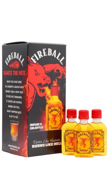Fireball - Miniature Party Pack Cinnamon Whisky Liqueur (20 x 5cl)