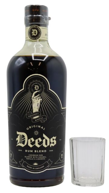 Deeds - Original Rum Blend Liqueur (Includes Shot Glass)