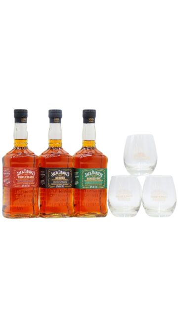 Jack Daniel's - Bonded, Bonded Rye & Triple Mash Tennessee Whiskey Bundle