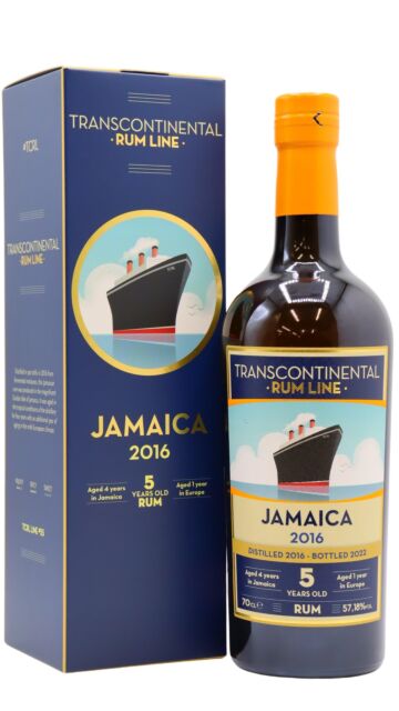 Transcontinental Rum Line - Jamaica 2016 5 year old Rum