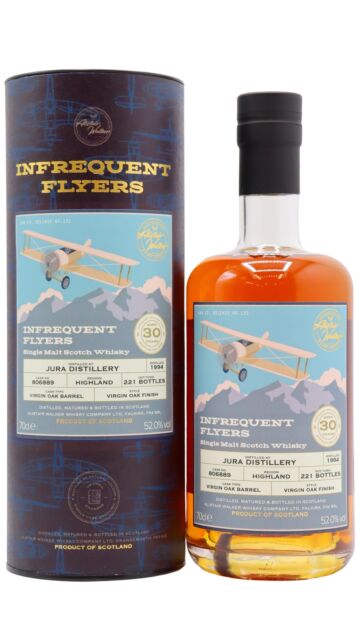 Jura - Infrequent Flyers Single Virgin Oak Cask #806899 1994 30 year old Whisky