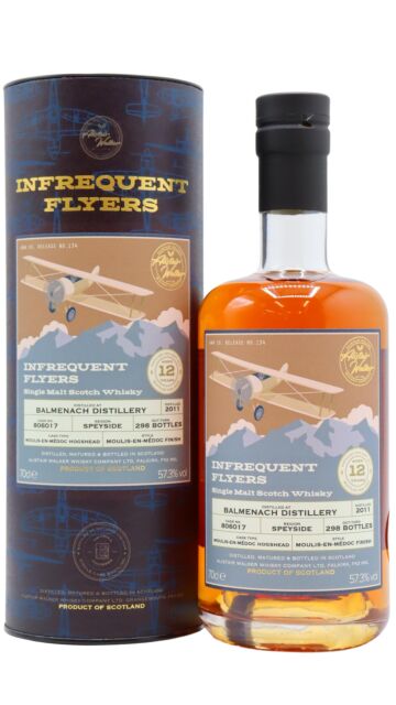 Balmenach - Infrequent Flyers Single Wine Cask #806017 2011 12 year old Whisky