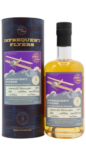 Tomintoul - Infrequent Flyers Single Rye Cask #2364 2014 9 year old Whisky