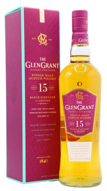 Glen Grant - Speyside Single Malt Scotch 15 year old Whisky