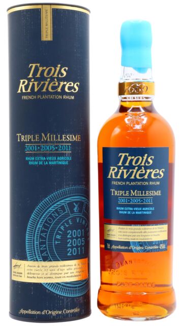 Trois Rivieres - Triple Millesime 2001, 2005 & 2011 Rum