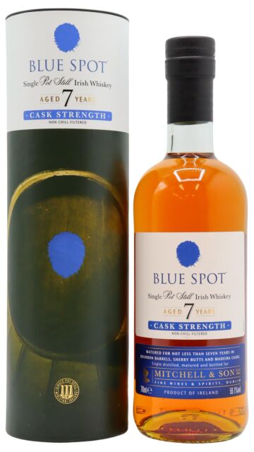 Blue Spot - Cask Strength Single Irish Pot Still Batch #3 7 year old Whiskey