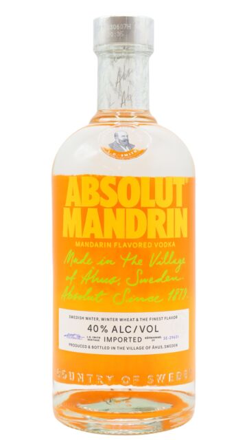 Absolut - Mandrin - Mandarin Flavoured Vodka