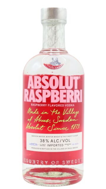 Absolut - Raspberri - Raspberry Flavoured Vodka