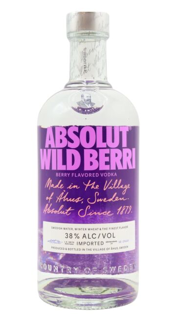 Absolut - Wild Berri - Wild Berry Flavoured Vodka