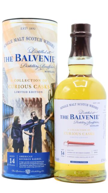 Balvenie - Curious Casks - American Bourbon Barrel Single Malt Scotch 14 year old Whisky