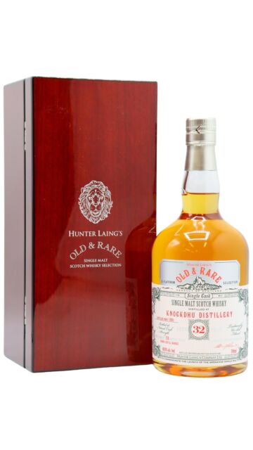 Knockdhu - Hunter Laing's Old & Rare Single Cask Single Malt Scotch 1991 32 year old Whisky