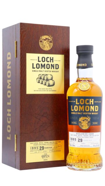 Loch Lomond - The Open 152nd Royal Troon Exclusive Cask - Sauternes Wine Cask Single Malt Scotch 1995 29 year old Whisky